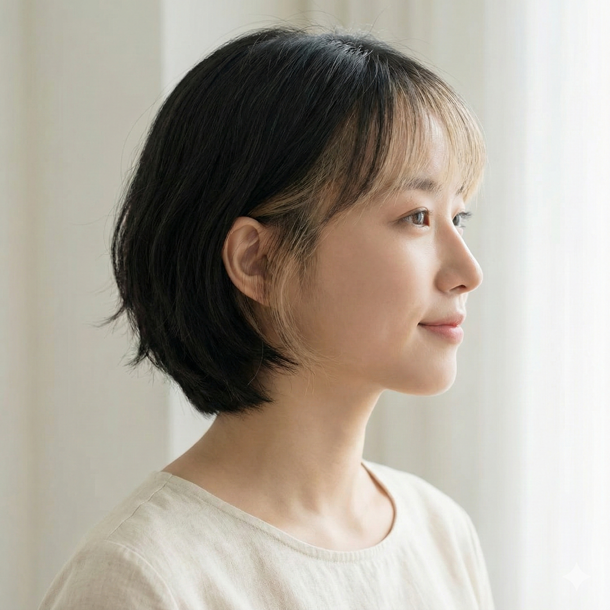 미스트 뱅 피스 착용 이미지